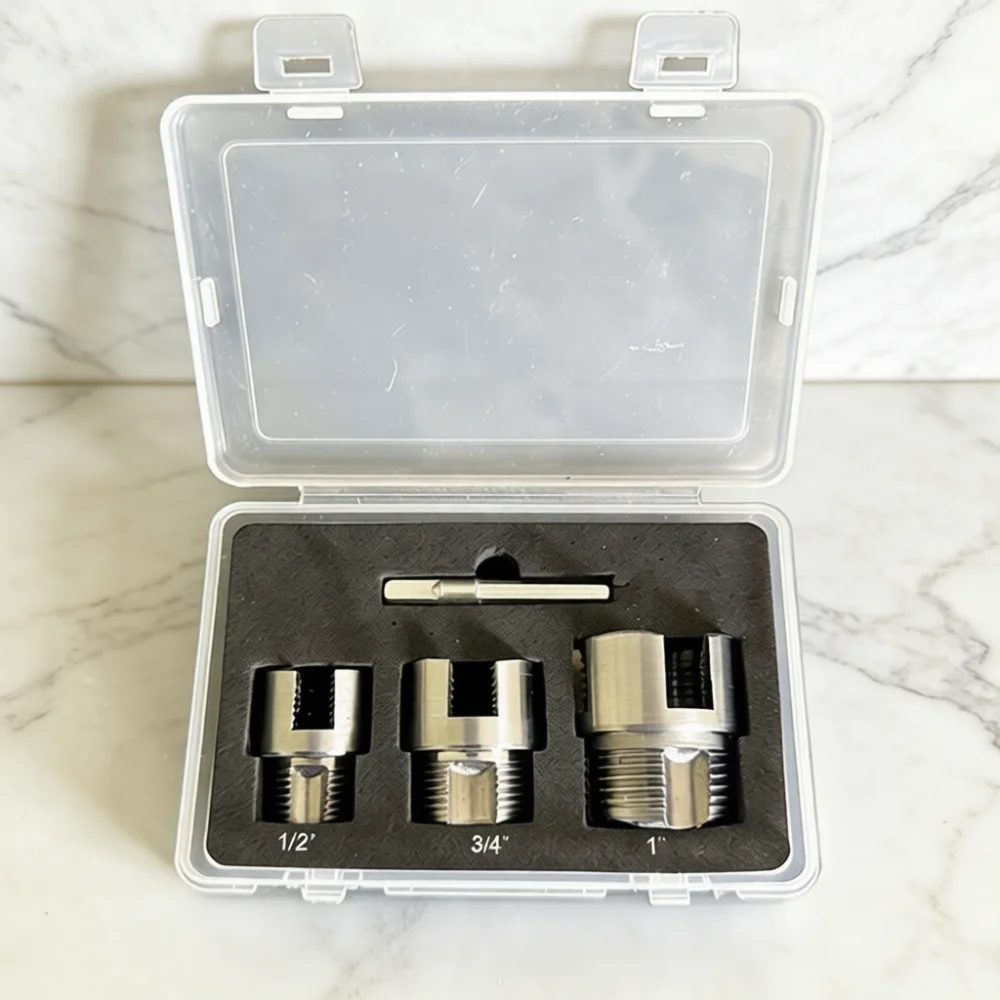 Professional Plumbing Pipe Threader PPR Water Tube Thread Maker Manual Die Cold Heading Tool For Fitting Repair Work