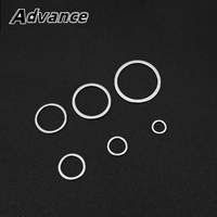 2PCS Titanium Key Ring Keychain Connecting Accessories Outdoor Small Tool