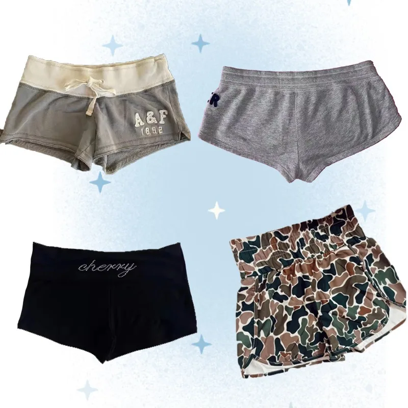 

2025 Vintage Fashion Y2K Sports Goth Women Shorts Summer Streetwear Oversized Shorts Garbage Goth High-waisted Beach Sexy Shorts