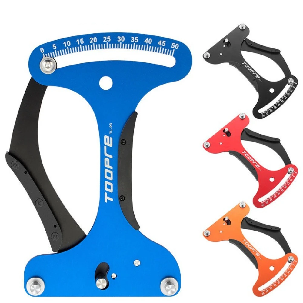 

TOOPRE Bicycle Spoke Correction Tool Aluminium Alloy Reliable Indicator Bike Spoke Tension Meter Bicycle Spoke Tensiometer