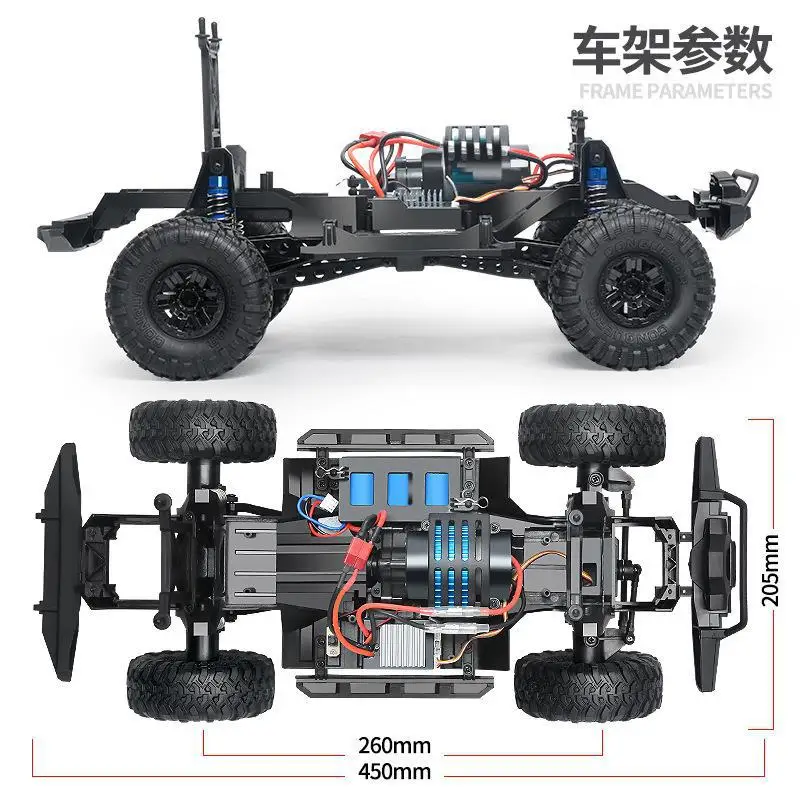 New product 1:10 Zp1005/zp1010 remote control car 2.4g four-wheel drive simulated off-road monster truck toy boy birthday gift