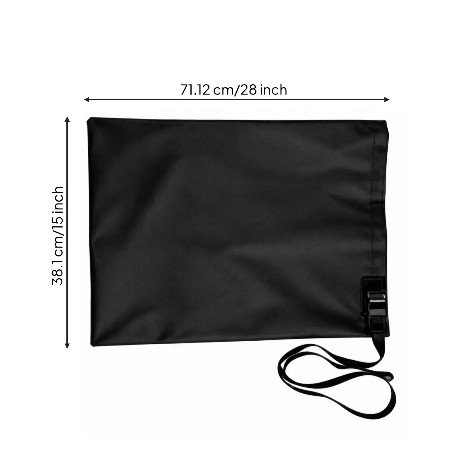 Heavy Duty Trailer Tongue Cover 28x15 Inch Oxford Cloth Boat Trailer Hitch Protector with Adjustable Strap for Outdoor Storage