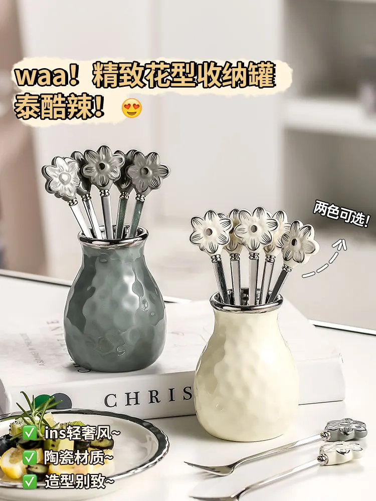 

Нержавеющая сталь знак фруктов вилка для фруктов десерт маленькая вилка банка для хранения костюм