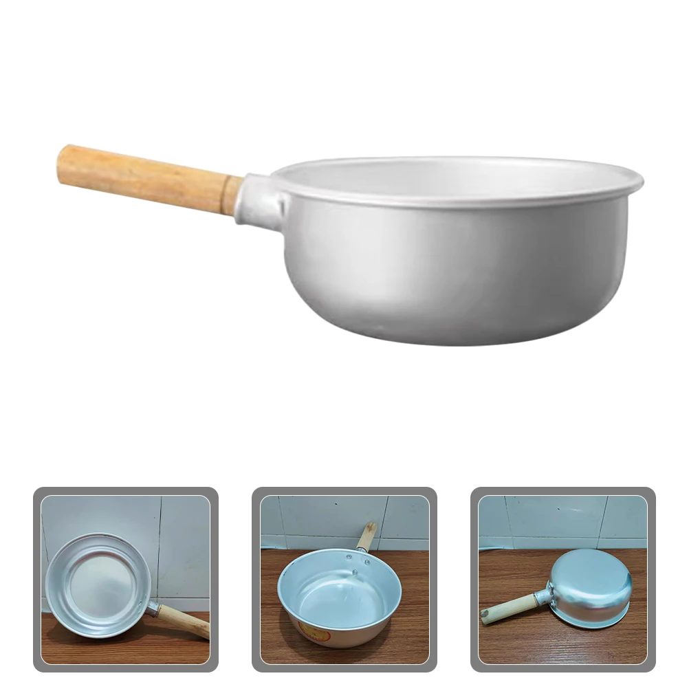 

Thickened Aluminum Ladle Long Handle Bath Scoop Household Kitchen Camping Tool Kitchen Gadget Portable 19.5Cm