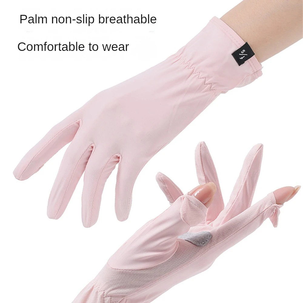 Eis Seide Armband Rutschfeste Touchscreen Spitze Handschuhe Frauen Eis Seide Ärmeln Kleidung Zubehör Mädchen Anime Arm Ärmel Handschuhe