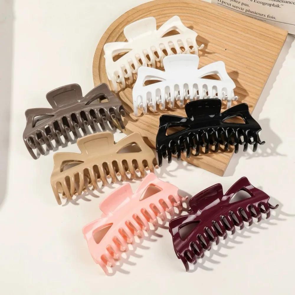 1/4 Stück Schleifen-Haarspange in Wolkenform, hochwertige Haarklammer für Damen, ganztägiger Tragekomfort, 4 Zoll, weiche Silikon-Haaraccessoires, rutschfeste Haarspange. – Detail 3