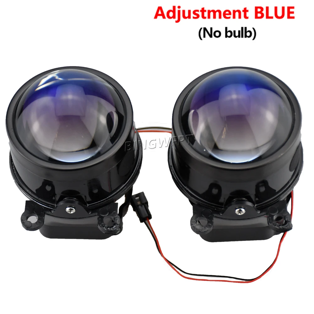 

2pcs HID Bi-xenon Fog Lights Projector Lens Retrofit without Lamps For Focus MK2 MK3 2004-2015 Fusion Fiesta Tourneo Connect