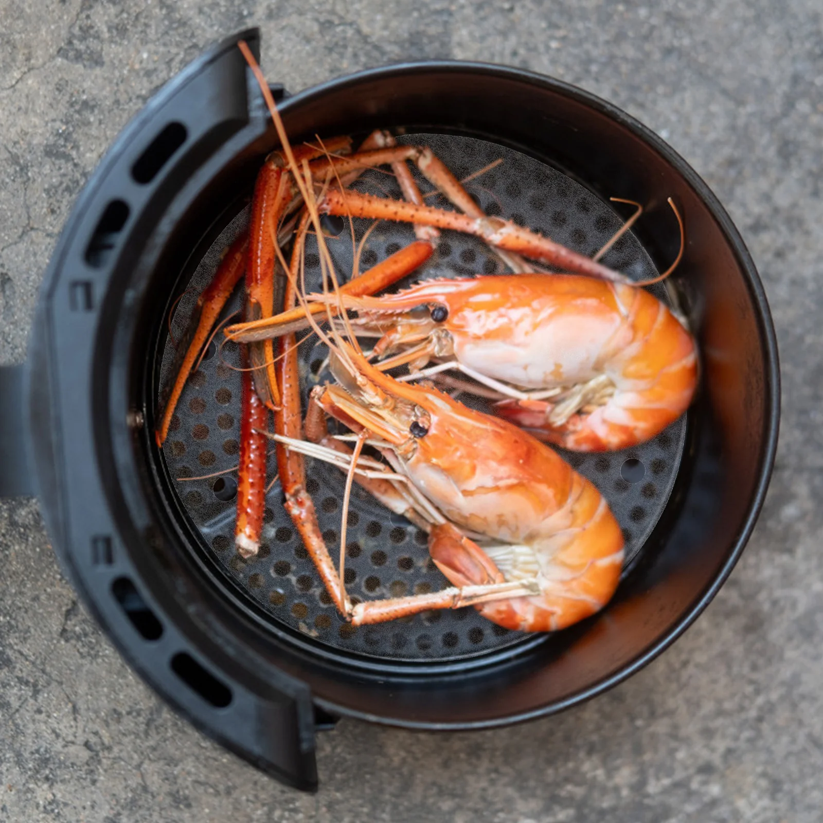 

200Pcs Round Baking Liners Air Fryer Mats Reusable Steamer Paper for Bread Rolls Dumplings Food-Grade Wood Pulp Silicone Coating