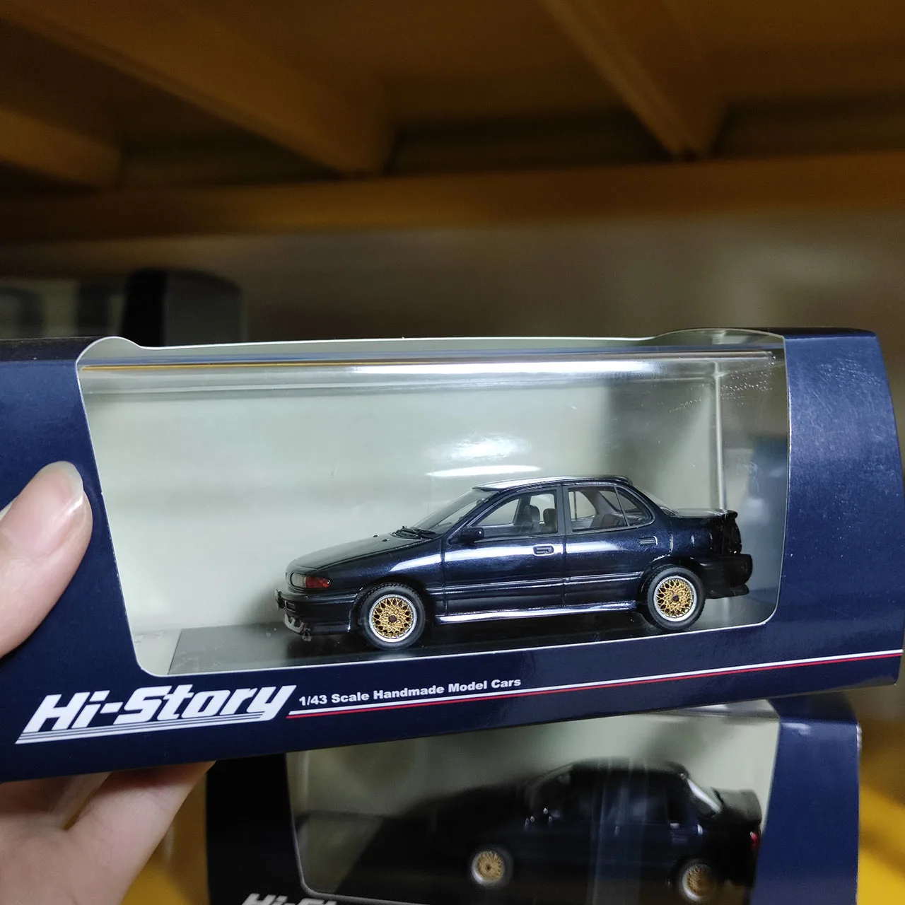 Hi-Story Scala 1:43 ISUZU GEMINI ZZ 1990 Modello di auto in resina personalizzato Giocattolo da collezione Regalo Souvenir Display Ornament