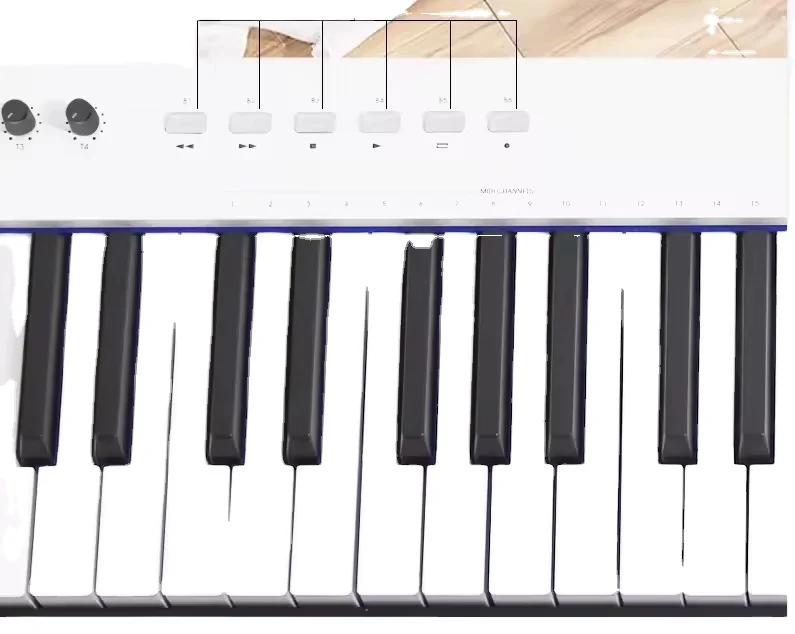 

MIDIPLUS X6III 61 Keys Electronic Music Controller Keyboard Musical Instrument Accessories