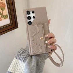 Luxury Wallet Cards Bag Leather case for Samsung Galaxy Note 20  S20 21FE 22 23 24  Plus Ultra