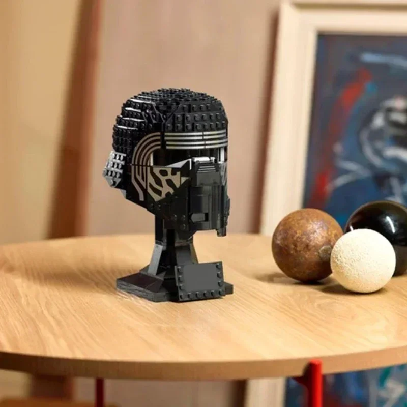 Star Battle Kylo Ren Helmet Model Building Blocks Sets Compatible With Legoed Particles Suitable For Christmas Gifts 75415