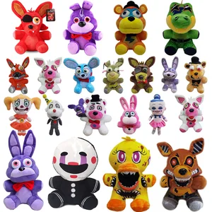 FNAF Plüschspielzeug für Kinder, Kawaii Freddys Tier, Foxy, Bonnie Bear, Band, Geburtstagsgeschenk, auf Lager, 18 cm 10 Hauptverkaufsbär FNAF - №1