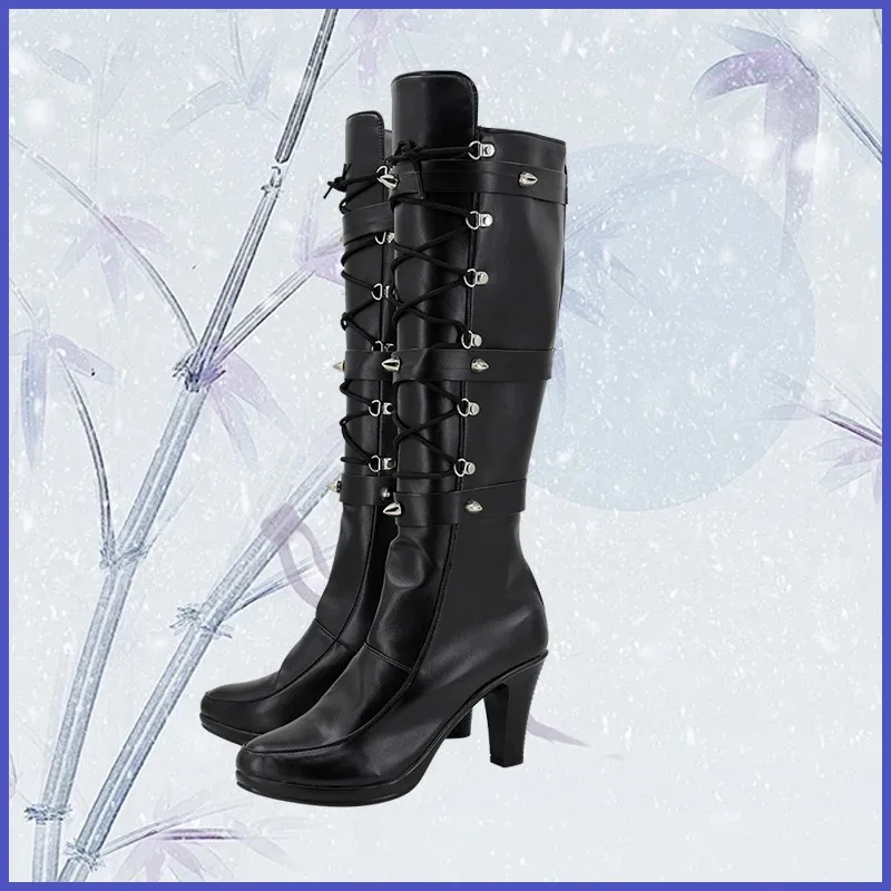 أحذية كوسبلاي NIKKE Maiden Miranda أحذية الهالوين Aksesori Dibuat Sesuai Pesanan4;v'5,f;6.j;8'