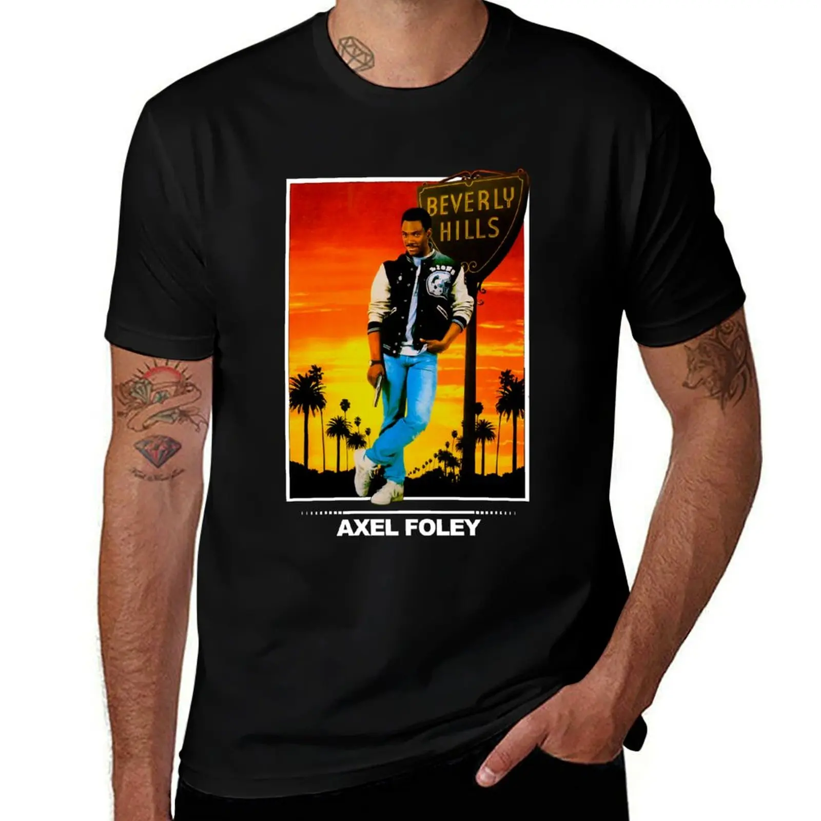 

Axel Foley T-Shirt Running Gym Short Sleeve Sports Tee