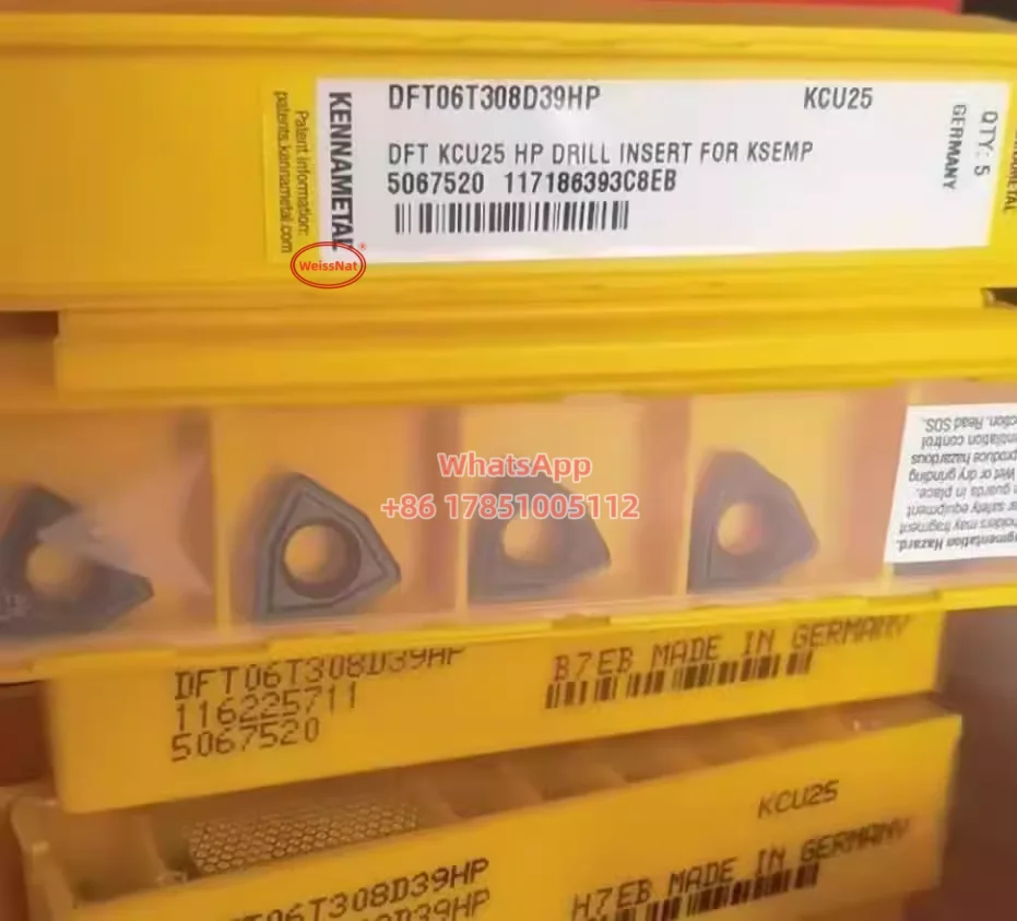 Kennametal DFT06T308MD KC7140 DFT06T308D39MD KC7140 Inserto in metallo duro