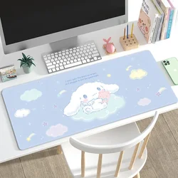 Alfombrilla de ratón de anime Kawaii, alfombrilla grande para juegos, ordenador, alfombrilla de escritorio de costura XXL para teclado de PC