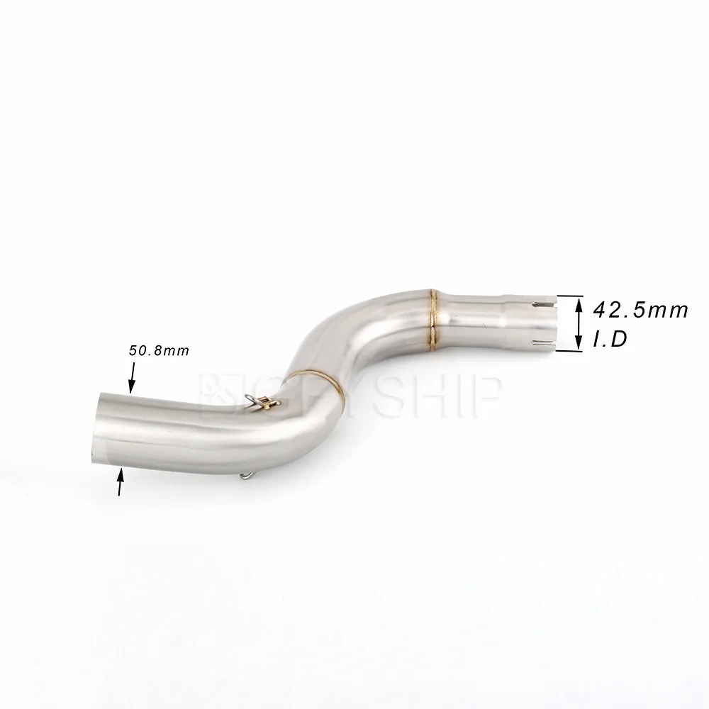For KTM 990 Adventure 2006 to 2013 990 Adventure R / S 990 ADV Escape Slip-on Motorcycle Exhaust Muffler Link Pipe
