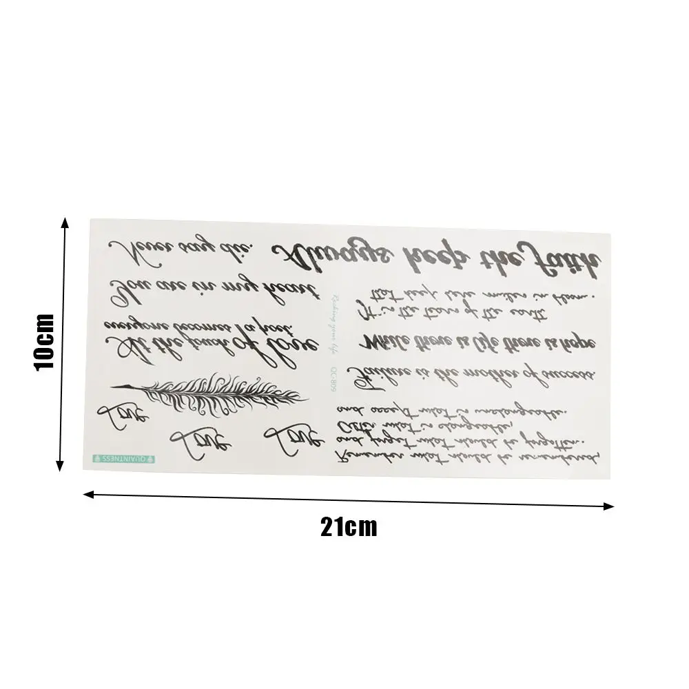 إزالة الأبجدية الإنجليزية انفصال الوشم الملحقات أداة الوشم الأبجدية ملصق الوشم و هيئة الفن الوشم ملصق هيئة الفن