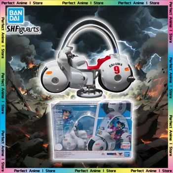 In Stock Bandai SHF Dragon Ball Bulma Zhuangzi Buma Locomotive Capsules Motorcycle Action Figure Gift Model Collection