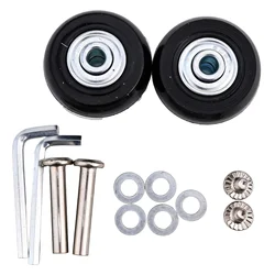 2pcs Wheel Luggage Suitcase Replacement Wheels Roller Skate Wheel Repair Kit 40mm/43mm/54mm/60mm/64mm/70mm Scooter Accessories