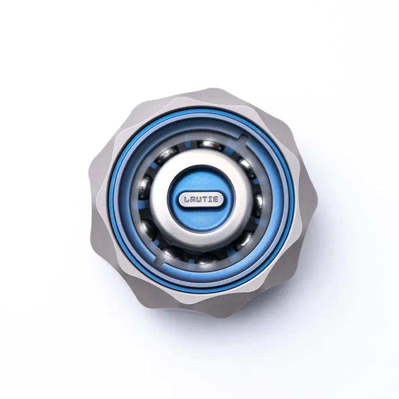 BLUE LAUTIE Link Rod Titanium Blauw Set Spinner Speelgoed Volwassenen Speelgoed Bureau Accessoires Tol Bureauspeelgoed