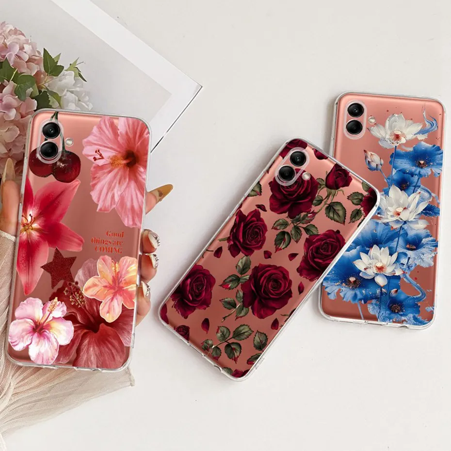 Clear TPU Case For Samsung Galaxy A04 A04e Newest Style Phone Cases For Samsung A04 A04e A042F A045F Soft Silicone Bumpers