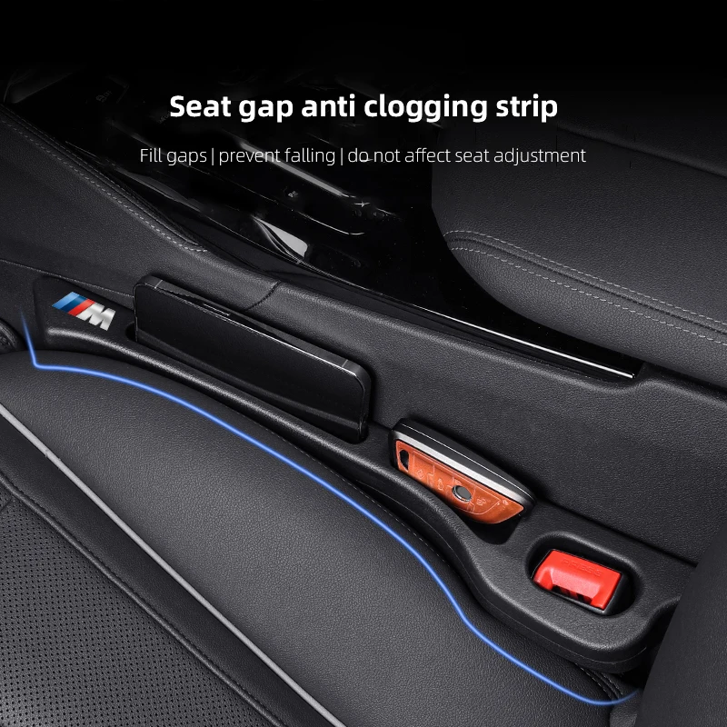 Car Interior Seat Side Leak Proof Gap Strip For BMW X1 X2 X3 X5 X4 X6 X7 iX3 F20 F10 F07 E70 E46 E90 E92 E60 E39