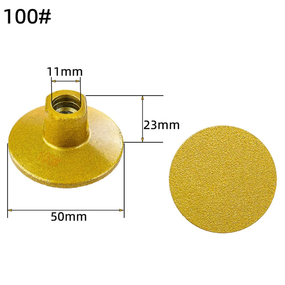 2pcs M10 Carborundum Flat Grinding Head Marble Stone Countertop Trimming Polishing Disc Grinding And Polishing Accessories