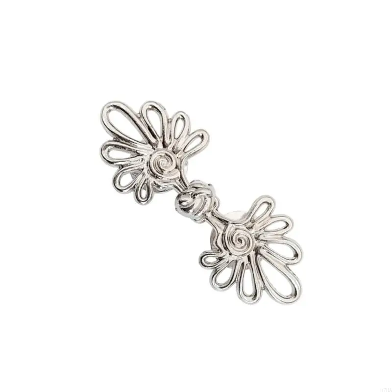 

10 шт., металлические застежки для талии в форме листа, застежки для джинсов 87HA