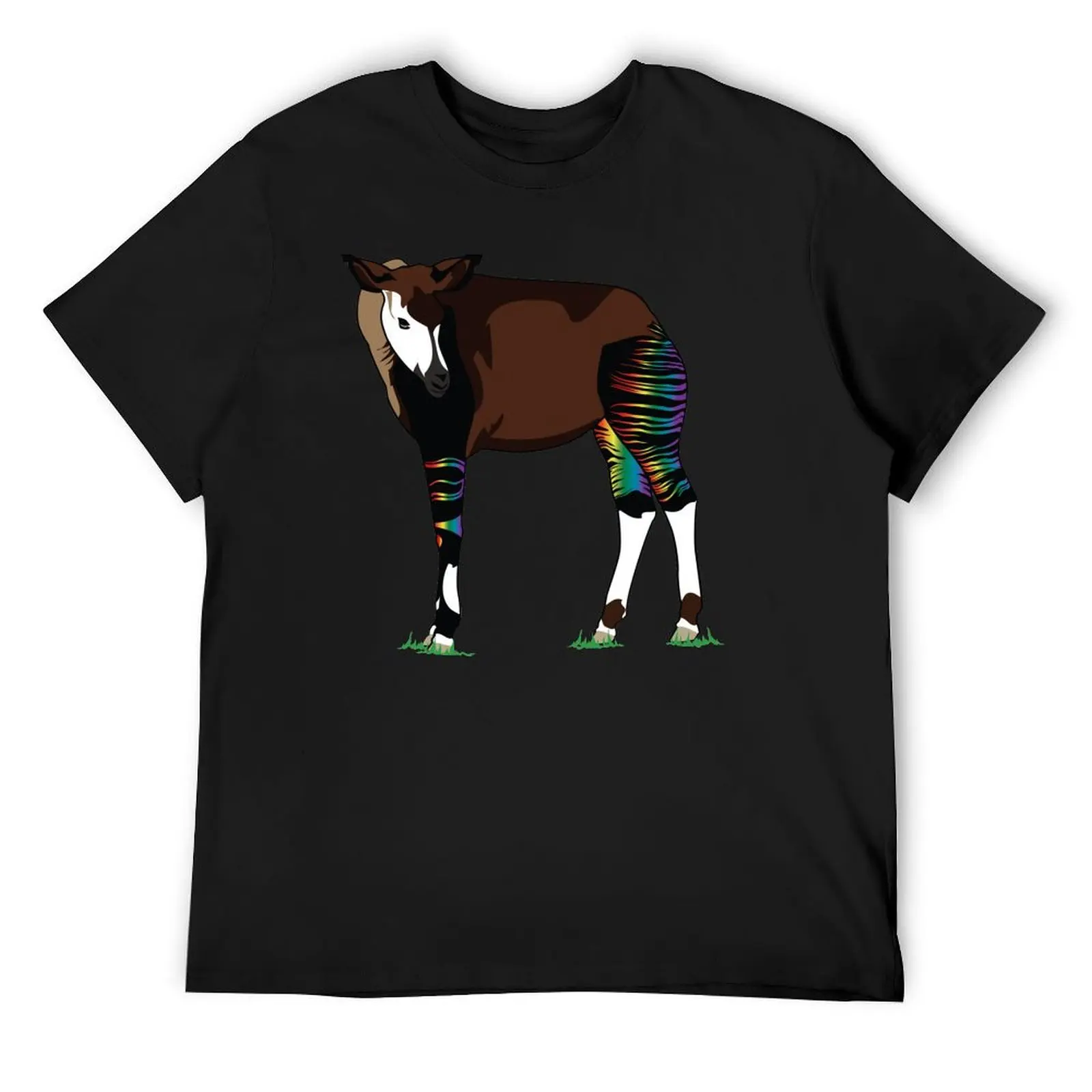 Technicolor Okapi 2.0 T-Shirt quick-drying new edition oversized graphic tee cotton t shirt men