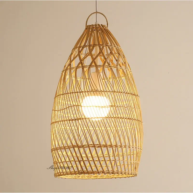 

Creative 3 Twines Rattan Pendant Light New Lustre Lighting Lamp for Living Room Bedroom Restaurant Suspension Luminaire E27 Lamp