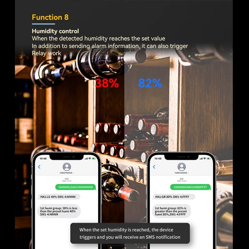 جديد SM4-WLTE 4G اللاسلكية GSM SMS عن بعد تشغيل/إيقاف التبديل تحكم 4 التبديلات APP التحكم عن بعد استشعار درجة الحرارة-الاتحاد الأوروبي التوصيل