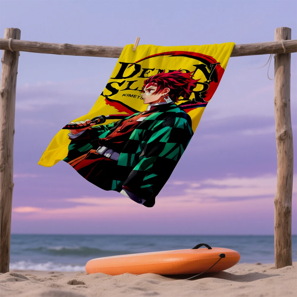 1PC D-デーモンスレイヤー速乾性バスタオルマイクロファイ - Camp Towel Microfiber のレビューと価格