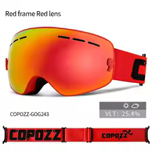 גוגלס COPOZZ GOG-243 לילדים עם הגנת UV400 מקסימלית ונרתיק אחסון קשיח