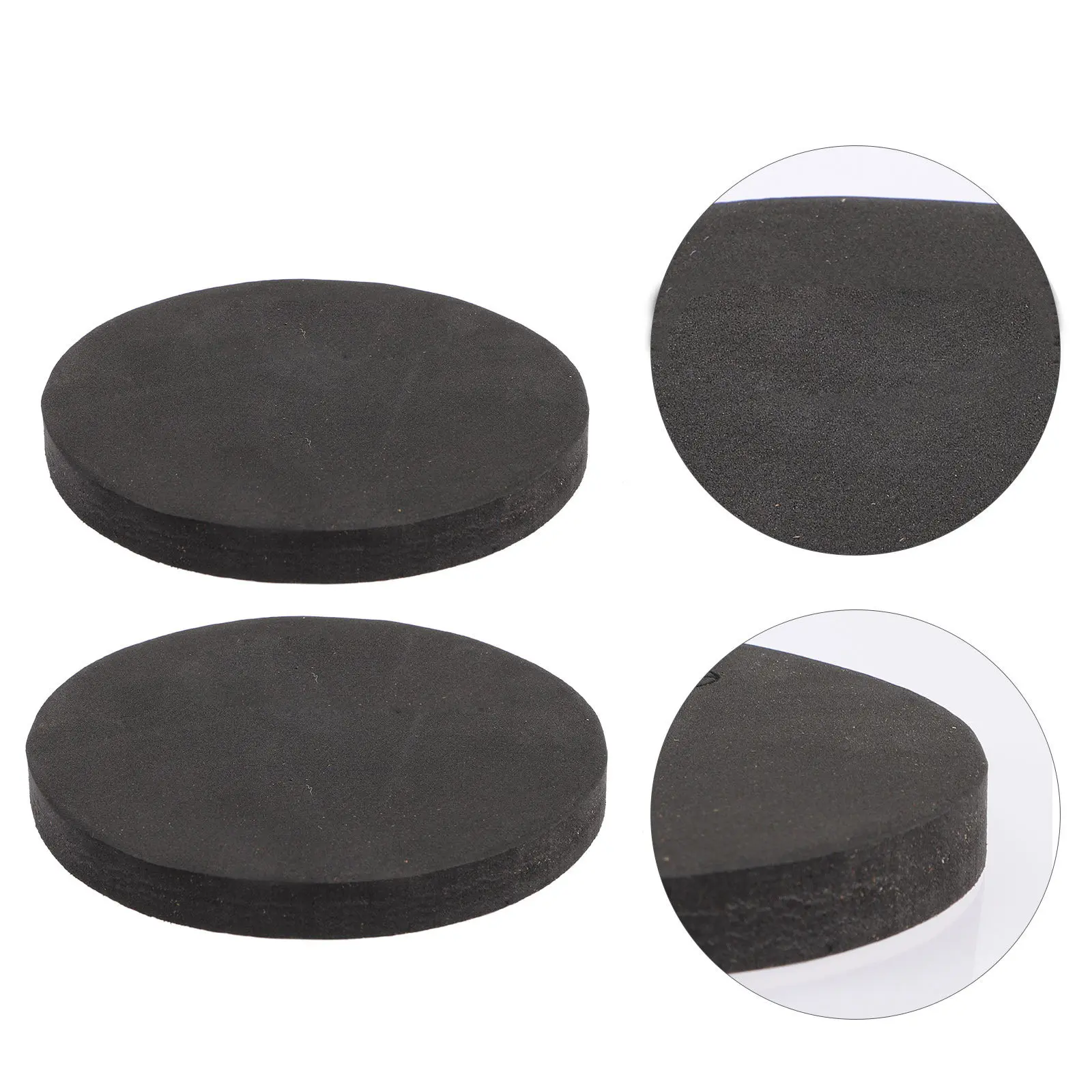 2Pcs Drum Set Protection Stickers Reusable Washable Cotton Finished Drumhead Pads Excellent Craftsmanship for Kick Drum Single