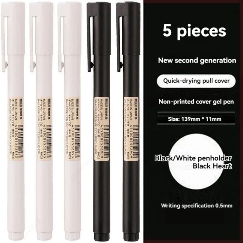 Zestaw wkładów do długopisów ż – Muji Stationery Gel Pen recenzja i cena
