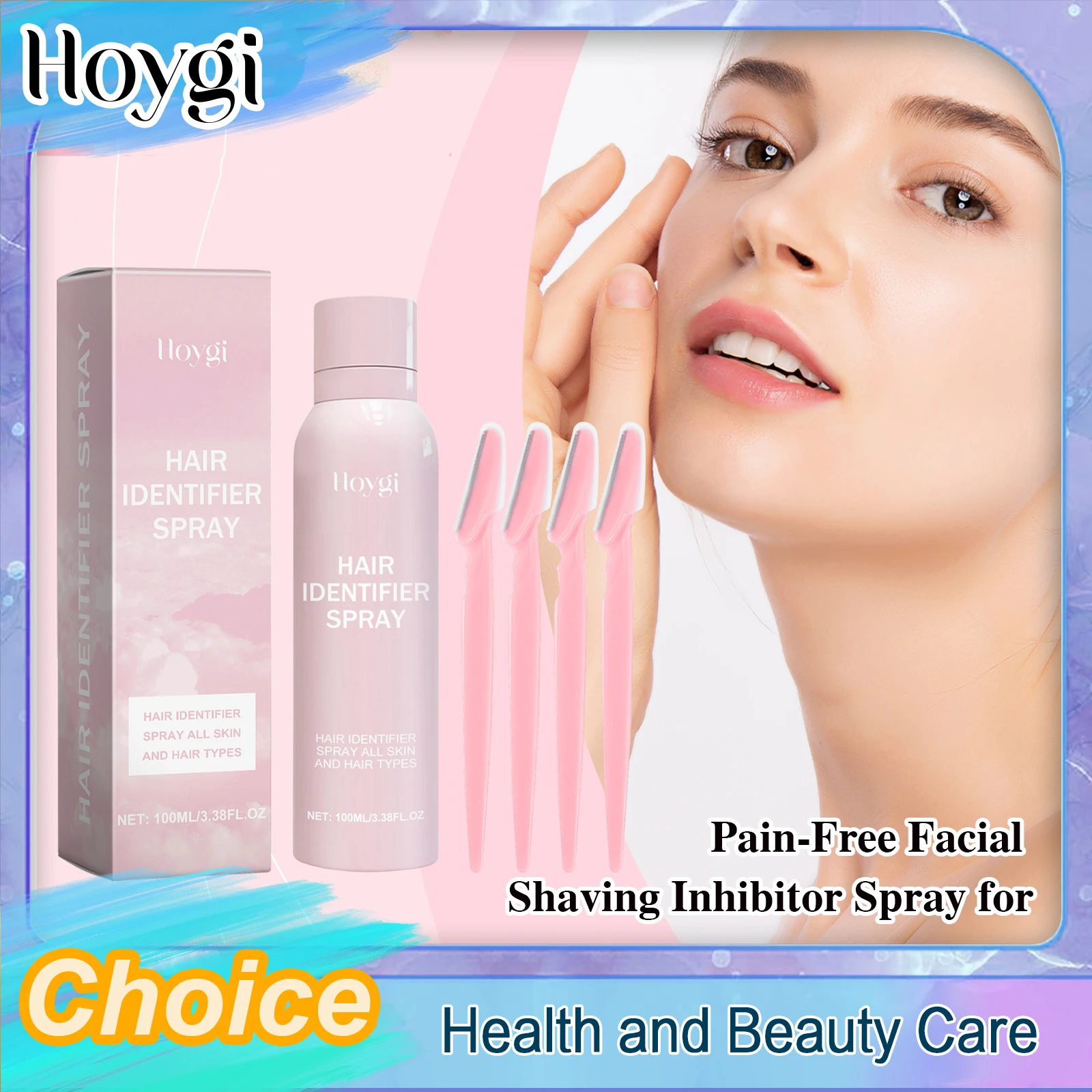 Hair Recognition Spray Painless Facial Shaving Inhibitor For Women Gentle Cleansing For Smooth Beautiful Skin Hair Removal Spray