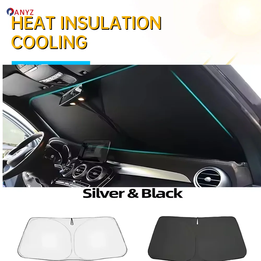 For Toyota RAV4 2019-2024 Car Windshield Sun Shade Covers Visors Auto Front Window Sunscreen Parasol Coche Sunshade Accessories