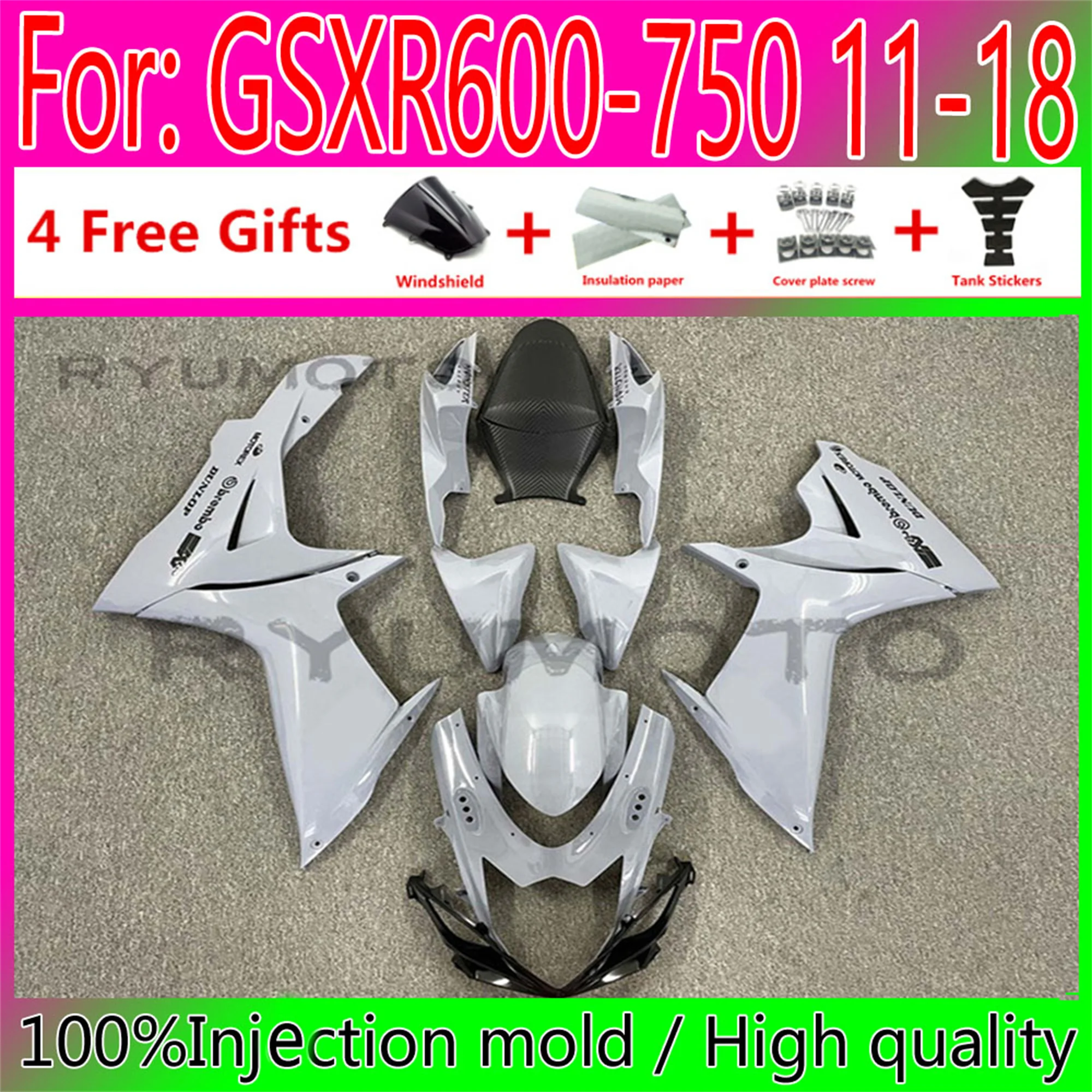 Motorcycle Fairing for Suzuki GSXR600 2014 GSX R 600 750 11 12 13 14 15 16 GSX-R750 2011 - 2021 K11 Fairings