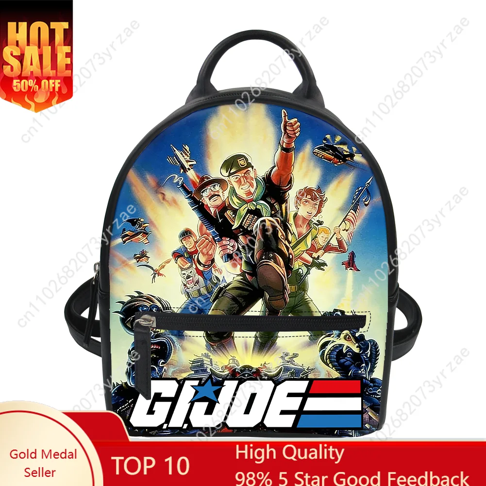 

G.I. Joe Backpack Men Women Knapsack Personalized Photo Double Shoulder Bag Business Travel Bookbag Custom Daypacks