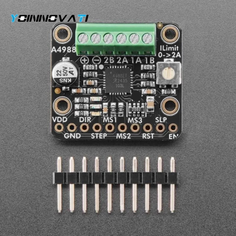 1PCS A4988 Stepper Motor Driver Breakout Board Adjustable Current Step Motor Driver Module for CNC 3D Printer