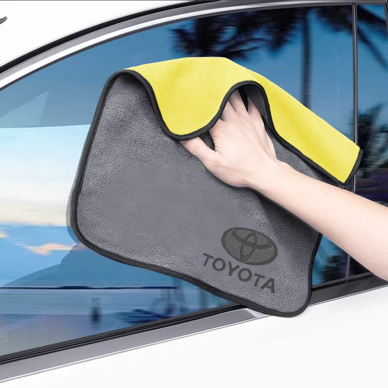 منشفة غسيل السيارات ستوكات تنظيف خرقة القماش لتويوتا كورولا كامري شر rav4 يارس هايلكس بريوس أفينسيس أوريس اكسسوارات السيارات