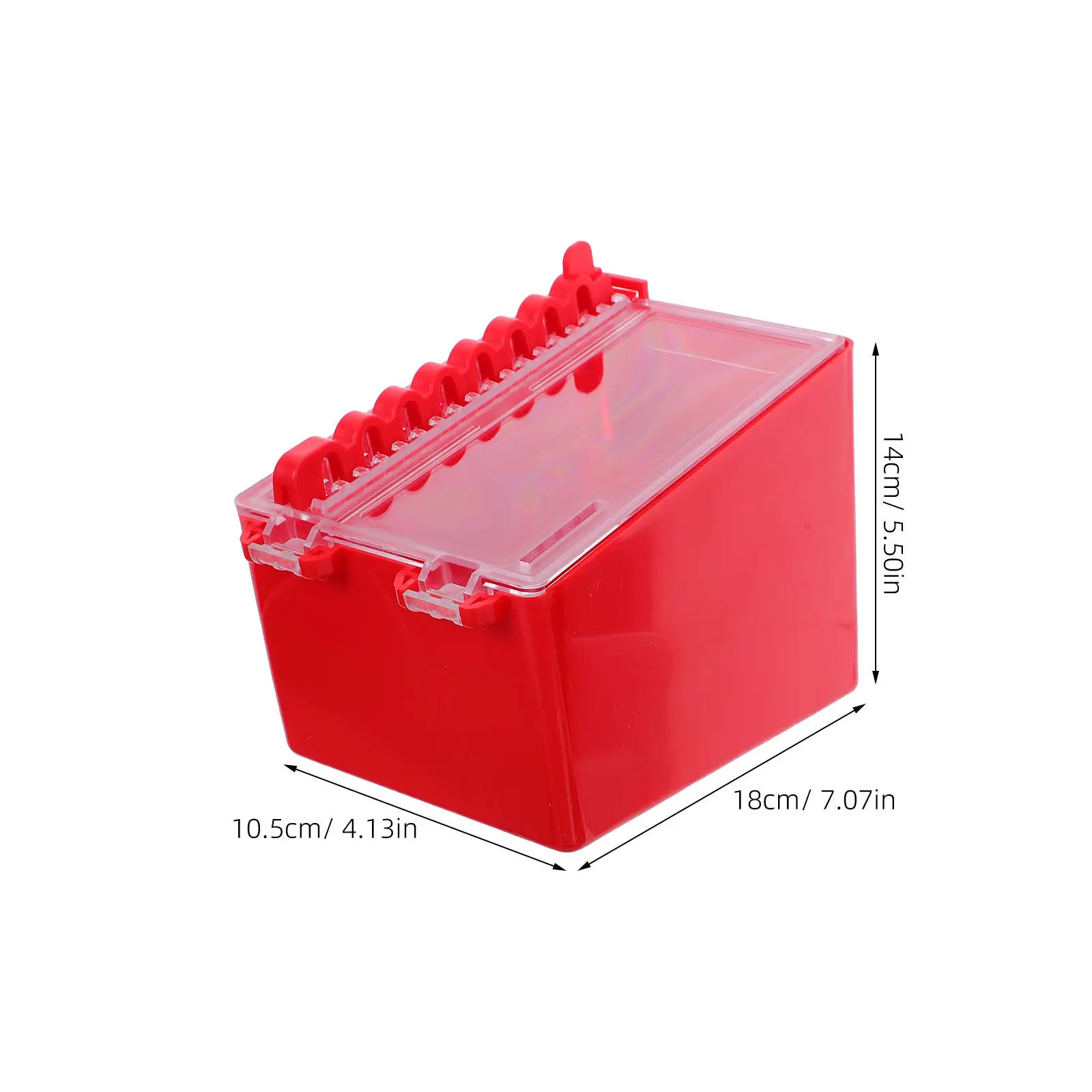 Red Wall Mounted Padlock Lock Station Portable Lockout Tagout Box 8 Slots Clear Panel Key Organizer Security