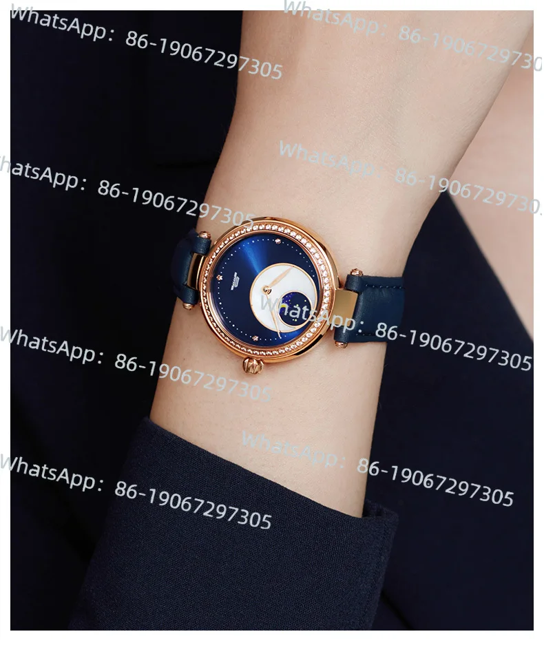 

Пекинские часы, настоящие автоматические механические часы, женские вдохновения, водонепроницаемые, с бриллиантами, подарок подруге, женские часы