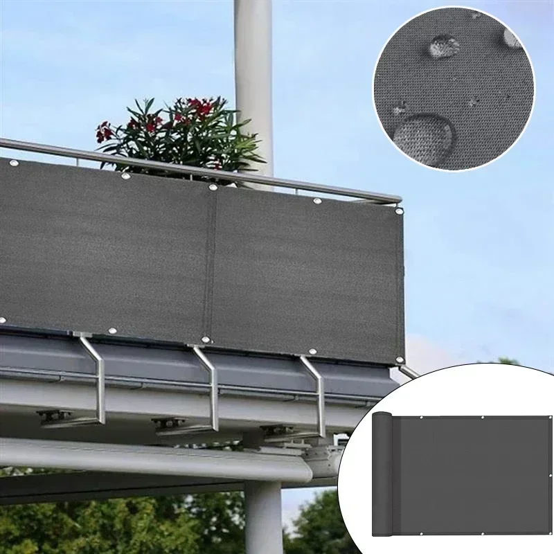1PC Sunshade Net Balcony Privacy Mesh Fence Summer Succulent Plant Shading Garden Swimming Pool Cover Terrace Car Shed Net