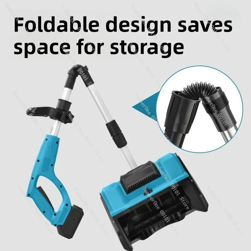 Portable Push-Powered Lithium Snow Plow | Small wireless electric snow shovel artifact