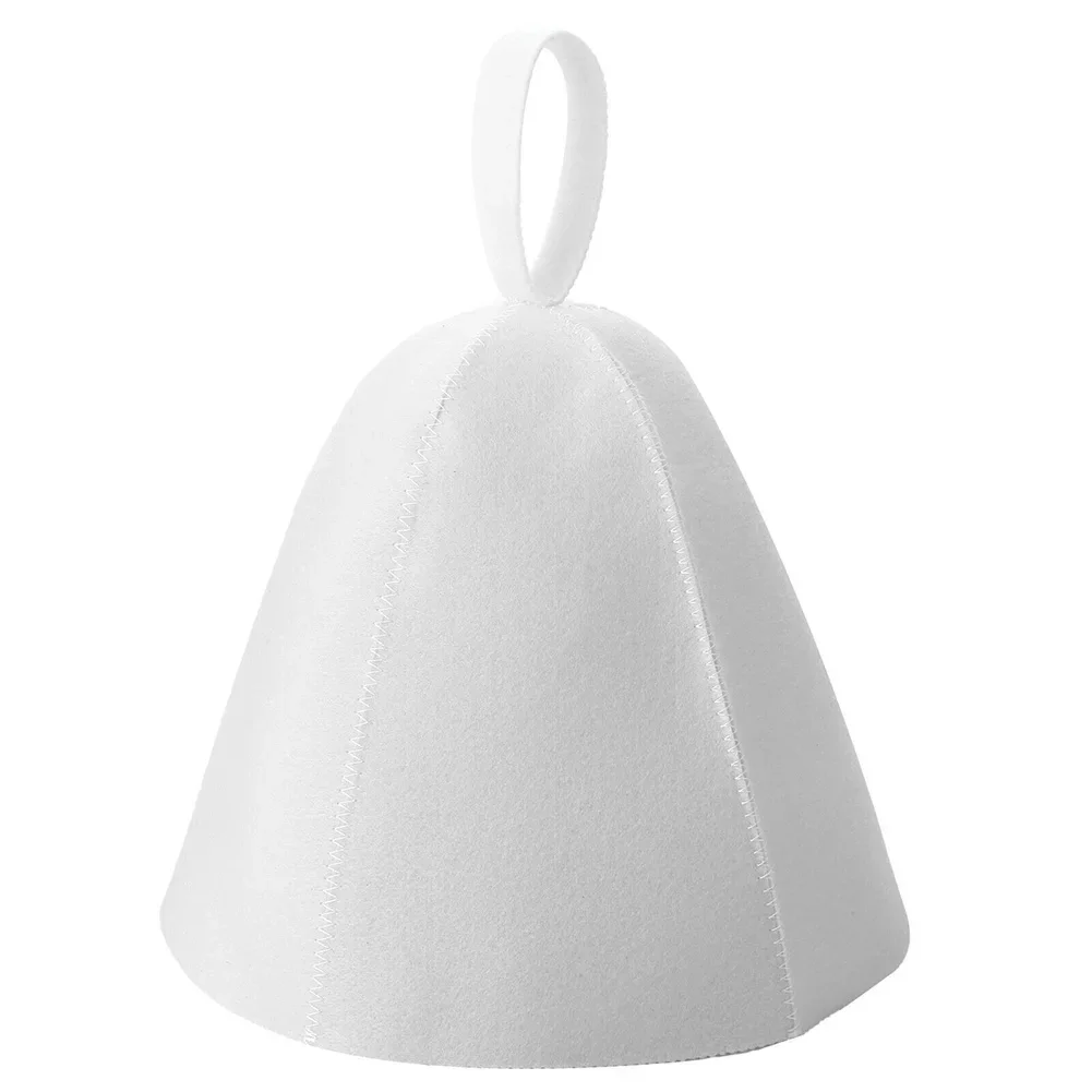 Bonnet de Douche en Feutre de Laine Épais, Turban Anti-Chaleur, Serviette de vaccage Rapide, Accessoires de Sauna