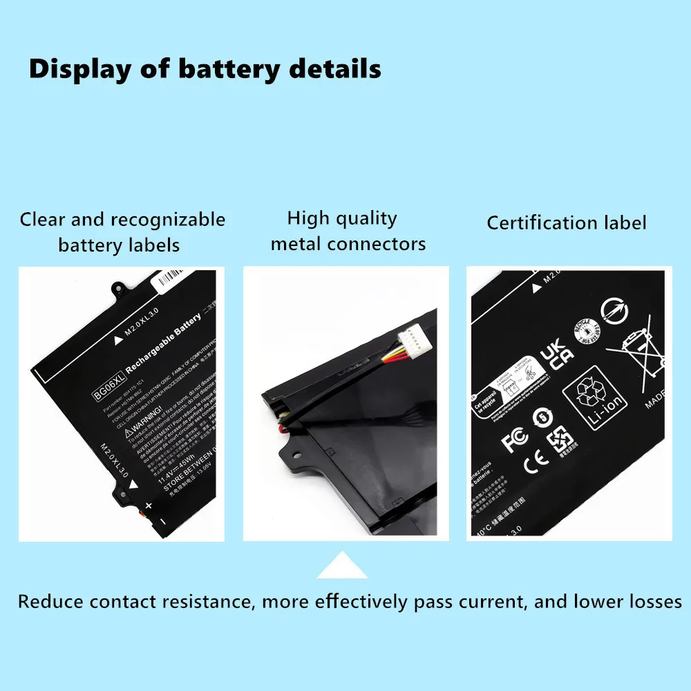 BG06XL HSTNN-IB6Z HSTNN-Q99C 804175-1B1 Battery For HP EliteBook 1040 G3 (P4P90PT) Series 804175-181  804175-1C1 805096-001