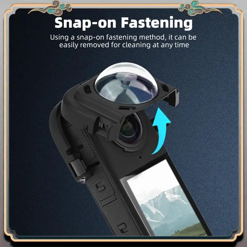 

Durable Lens Guards For Insta360 X4 Lens Protector Cover For Insta 360 X4 Camera Anti-Scratch Glass Protective Case Accessories